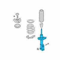 OEM 2020 Kia Forte Front Strut Assembly Kit, Left Diagram - 54650M7710