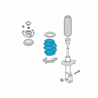 OEM 2019 Kia Forte Front Spring Diagram - 54630M7460