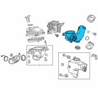 OEM Acura MDX Tube, Air In. Diagram - 17242-RYE-A00