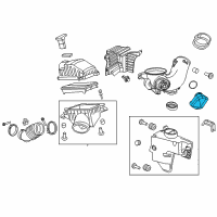 OEM 2013 Acura MDX Chamber C, Resonator Diagram - 17233-RYE-A00