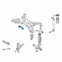 OEM 2017 Nissan Murano Bracket Assy-Mounting, Differential Diagram - 55419-3JV0B