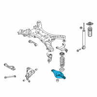 OEM 2016 Nissan Murano Link Complete-Rear Suspension Lower, Rear Diagram - 551B0-5AA0A