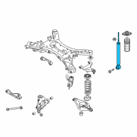 OEM 2016 Nissan Murano Shock ABSORBER Kit-REAREAR Diagram - E6210-5AA0C