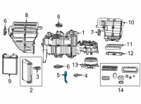 OEM 2022 Jeep Wagoneer Sensor-EVAPORATOR Fin Probe Diagram - 68396045AA