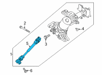 OEM 2021 Nissan Kicks Joint Assy-Steering Column, Lower Diagram - 48080-5EE0A