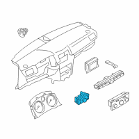 OEM 2009 Saturn Astra Switch, Headlamp Diagram - 94701009