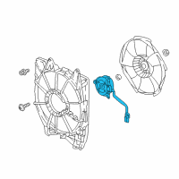 OEM 2020 Honda Accord Motor, Cooling Fan Diagram - 19030-5PF-N12