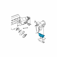 OEM Chevrolet S10 Rear Mount Diagram - 15113134