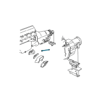 OEM 1994 Chevrolet K1500 Brace-Trans Diagram - 15529884