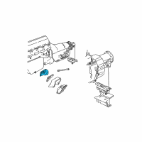 OEM GMC C3500 Bracket-Trans Brace Diagram - 15529889