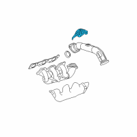 OEM 2006 Buick LaCrosse Shield Asm-Power Brake Booster Heat Diagram - 24504857