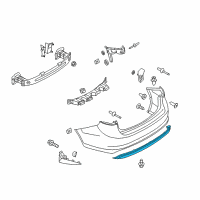 OEM 2013 Ford Fiesta Stone Deflector Diagram - AE8Z-17808-A