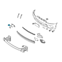 OEM 2013 BMW 550i GT Ultrasonic Sensor Diagram - 66-20-9-270-491