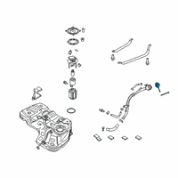 OEM 2011 Kia Rio Cap Assembly-Fuel Filler Diagram - 310103L500U