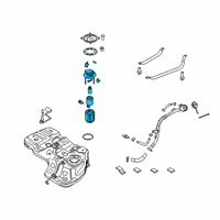 OEM 2020 Kia Sorento Fuel Pump Assembly Diagram - 31120C6250