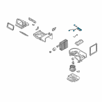 OEM Kia Sedona Wire Harness-AIRCON Diagram - 1K55261C12