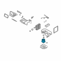 OEM 2004 Kia Sedona Motor-Fan Diagram - 1K55261C07C