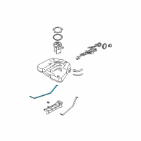 OEM Nissan Altima Band Assy-Fuel Tank Mounting Diagram - 17406-8J000