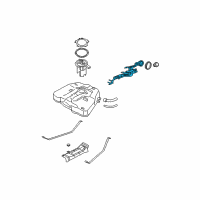 OEM Nissan Maxima Tube Assy-Filler Diagram - 17221-ZK31A