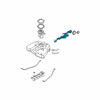 OEM 2008 Nissan Maxima Tube Assy-Filler Diagram - 17221-ZK31A