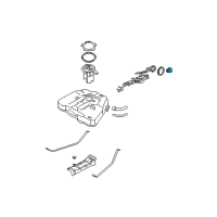 OEM Nissan Murano Filler Cap Assembly Diagram - 17251-8J000