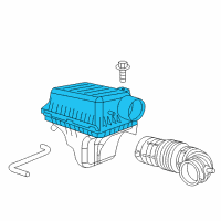 OEM 2007 Dodge Magnum Air Cleaner Diagram - 5037565AC