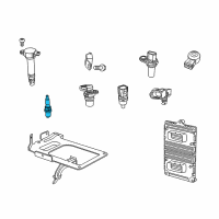 OEM Chrysler 200 Plug Diagram - SP0ZFR5F11