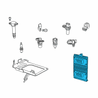 OEM 2020 Dodge Journey Powertrain Control Module Diagram - 68259127AB