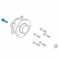 OEM Ford Escape HUB ASY - WHEEL Diagram - LX6Z-1104-H