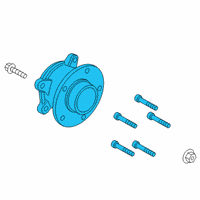 OEM Lincoln Corsair ROTOR ASY - BRAKE Diagram - LX6Z-2C026-D