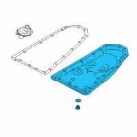 OEM 2018 Infiniti QX60 Oil Pan Assembly Diagram - 31390-29X0B