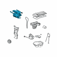 OEM 2003 Toyota Camry Intake Manifold Diagram - 17120-0H010