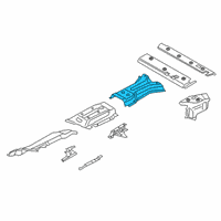 OEM BMW X5 Fuel Tank Heat Insulation Diagram - 51-48-7-424-930
