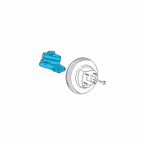 OEM 1995 Ford Ranger Master Cylinder Diagram - 9L2Z-2004-A