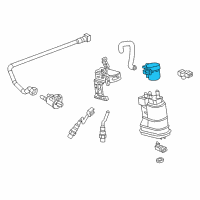 OEM 2017 Chevrolet Corvette Vent Control Solenoid Diagram - 13576005