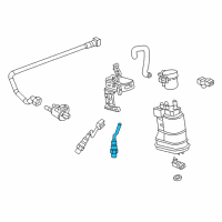 OEM 2019 Chevrolet Corvette Rear Oxygen Sensor Diagram - 12665161