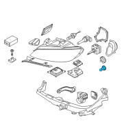 OEM 2020 BMW X4 Bulb Silver Diagram - 63-21-7-161-306