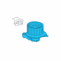 OEM 2007 Jeep Grand Cherokee Motor-Blower With Wheel Diagram - 5143099AB