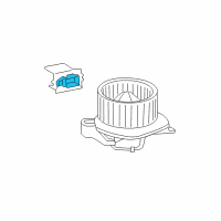 OEM 2007 Jeep Grand Cherokee Resistor-Blower Motor Diagram - 5143127AA