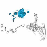 OEM 1999 Chevrolet Venture Module Asm-Auxiliary Heater & Blower Diagram - 10299986