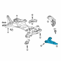 OEM 2014 Jeep Cherokee Lower Control Arm Diagram - 4668993AB