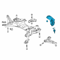 OEM 2017 Jeep Cherokee Suspension Knuckle Front Right Diagram - 4877888AF