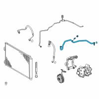 OEM 2014 Toyota RAV4 Suction Pipe Diagram - 88707-0R050