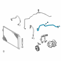 OEM 2016 Toyota RAV4 Suction Pipe Diagram - 88707-0R050