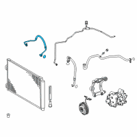 OEM 2017 Toyota RAV4 Discharge Hose Diagram - 88703-0R040