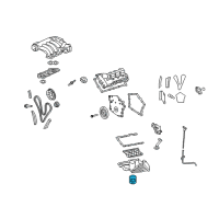 OEM 1993 Dodge W250 Filter-Engine Oil Diagram - 5281090AB