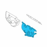 OEM 2007 Lincoln MKX Manifold Diagram - 7T4Z-9431-C