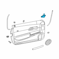 OEM 2008 Chrysler Crossfire Switch-Door AJAR Diagram - 5135983AA