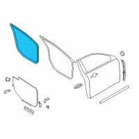 OEM 2014 Ford Special Service Police Sedan Weatherstrip On Body Diagram - AG1Z-5420708-AA