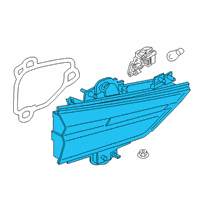 OEM 2022 BMW X2 REAR LIGHT IN TRUNK LID, LEF Diagram - 63-21-9-881-587